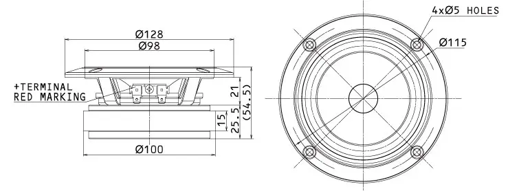 FOSTEX FE108-Sol(2023) - outline