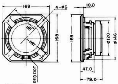 FOSTEX FP163 - outline